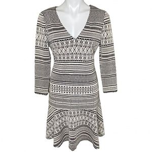 Plenty By Tracy Reese Black White Pattern Dress